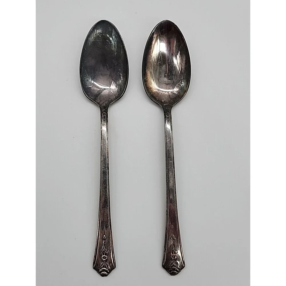 HOLMES & EDWARDS INLAID (IS) SPRING GARDEN ROUND Tea Spoons Replacement